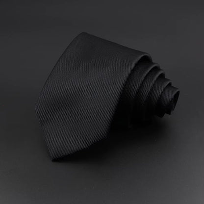 Classic Silk Men Plaid Neck Ties 8Cm Striped Tie for Men Formal Wear Business Suit Wedding Party Gravatas Male Gift Accessory