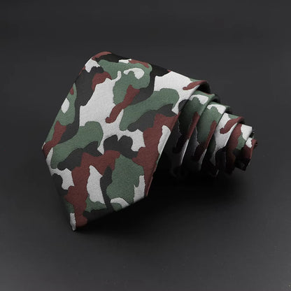 Classic Silk Men Plaid Neck Ties 8Cm Striped Tie for Men Formal Wear Business Suit Wedding Party Gravatas Male Gift Accessory